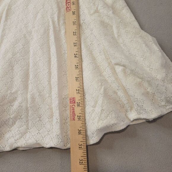 Free People Daisy Lace Fit and Flare ivory Dress Size 0 - Picture 6 of 8